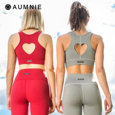 AUMNIE澳弥尼爱情胸围女含胸垫防震聚拢定型速干透气健身美背瑜伽