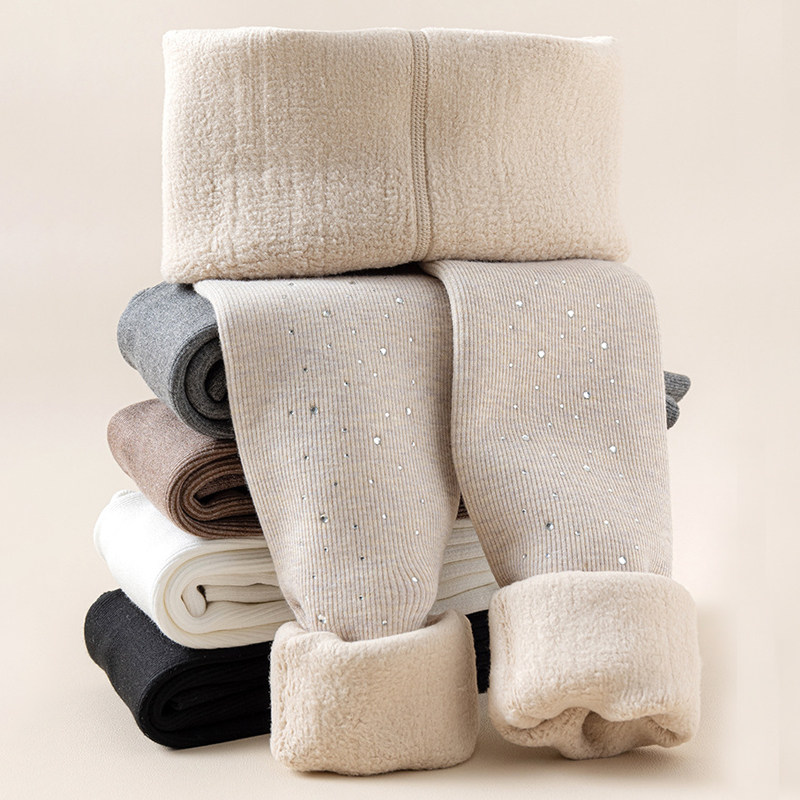 儿童烫钻加绒加厚打底裤秋冬女童一体绒燕麦色连裤袜黑色保暖裤袜,童装/婴儿装/亲子装,儿童袜子(0-16岁),淘宝优惠券,粉丝福利购,淘宝优惠卷