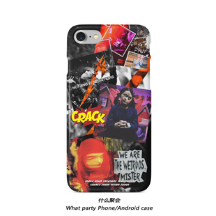 非主流嘻哈iPhone8Plus手机壳13promax全包软壳菲林16酷男孩12硬壳11