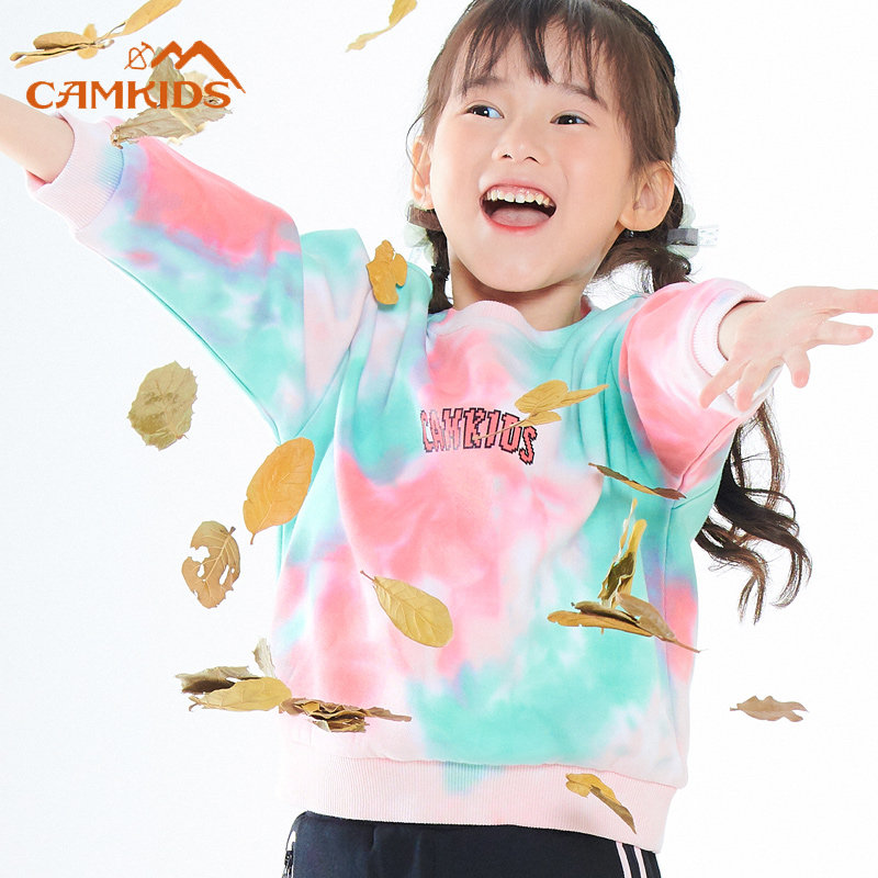 圆领儿童卫衣camkids女童春秋季