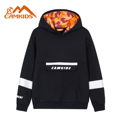 冬季运动休闲加绒保暖儿童卫衣