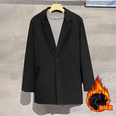 毛呢西装 火柴棍山系秋冬新款 秒杀 外套男士 休闲西服上衣韩 特价