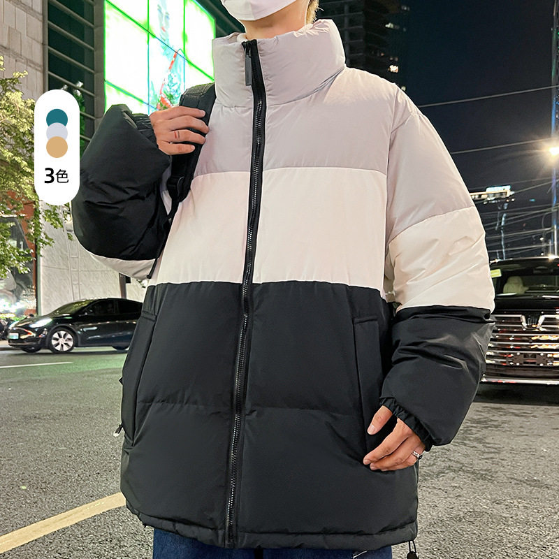 【特价秒杀】火柴棍山系男装冬季90白鸭绒男加厚紫外套抗寒立领拼