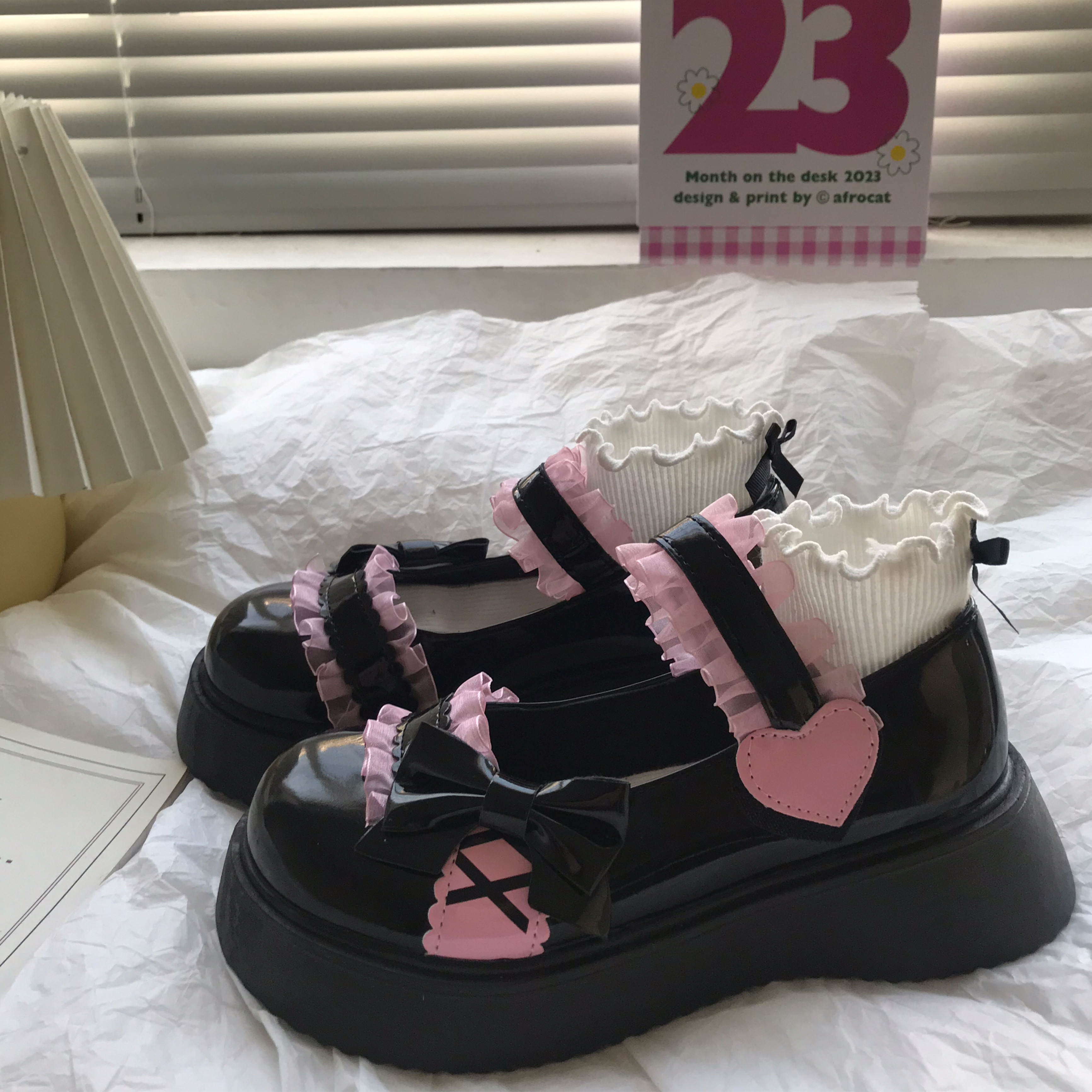 款春季日系jk配裙子单鞋子