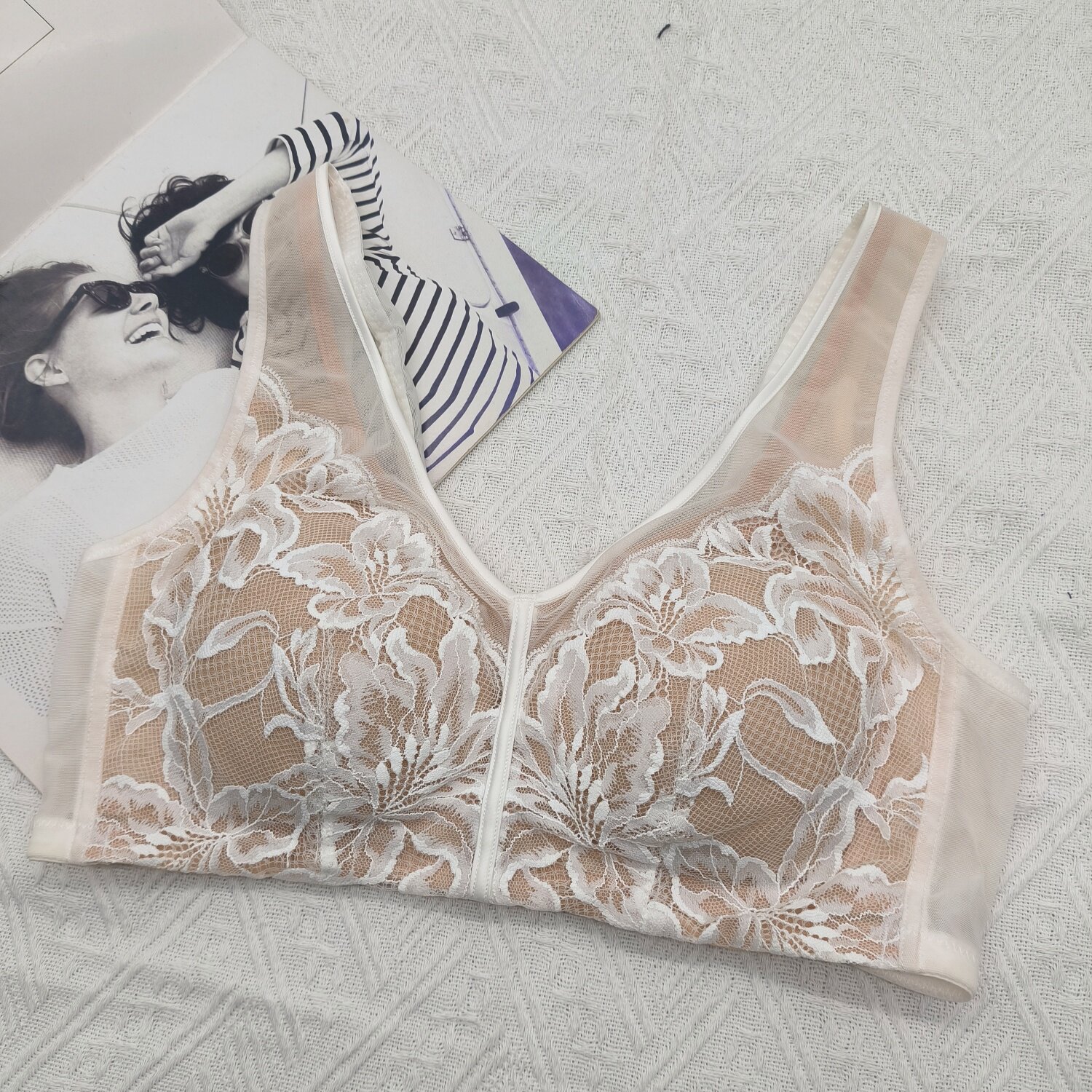 美佳美侬养护型文胸3103背心式奢华运动女内衣无钢圈无束缚健康