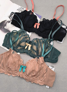 姿篇文胸Z77超薄防凸点聚拢上托防下垂BC杯蕾丝性感记忆软圈内衣