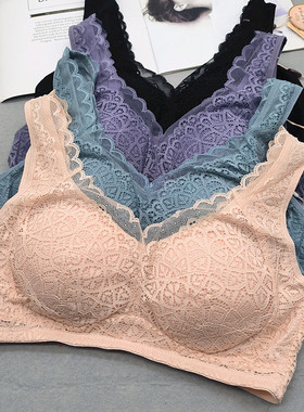 断码特价美佳美侬文胸81910薄无钢圈背心式蕾丝性感养护舒适内衣