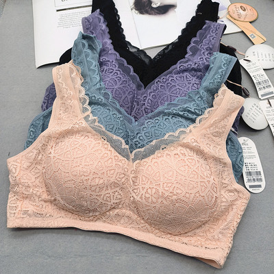 美佳美侬无钢圈背心式蕾丝性感