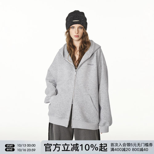 FORNINES重磅刺绣开衫卫衣