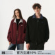 外套 春季 FORNINES拼接撞色双拉链卫衣男女情侣装 上衣重磅立领开衫