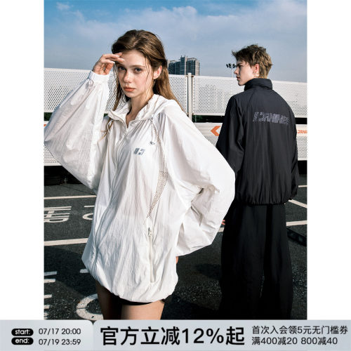 FORNINES原纱防晒衣男女透气防紫外线夏季户外防晒服轻薄外套夹克