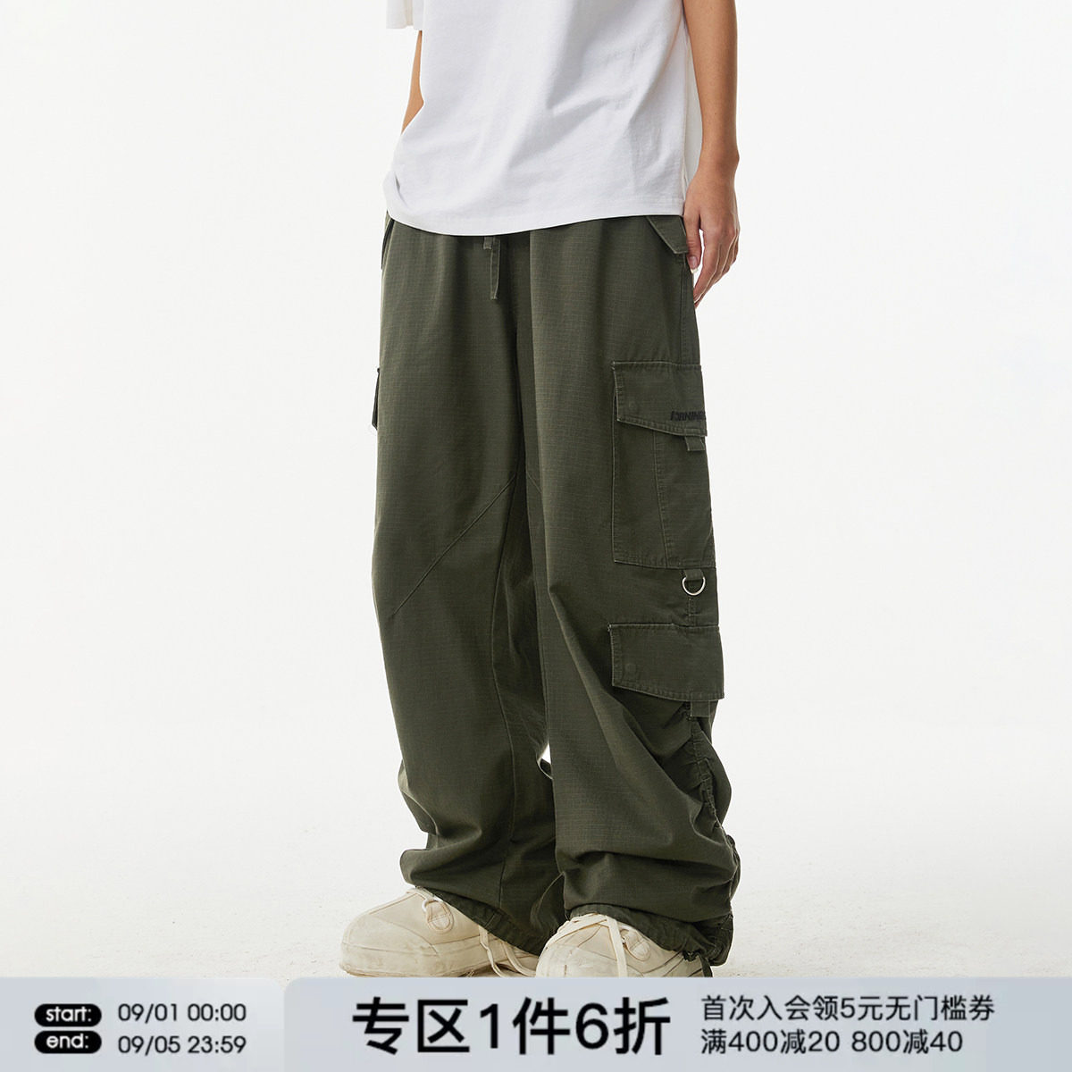FORNINES百搭休闲工装裤图片