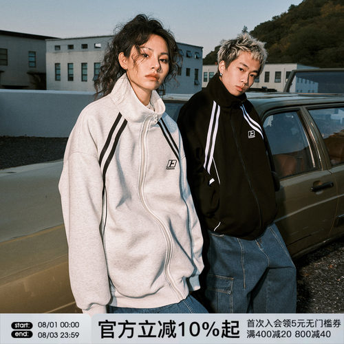 FORNINES刺绣立领FOR卫衣