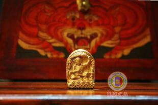 道果萨迦派祖师 大成就者毗瓦巴陶制擦擦 阿里王朝老模具 02-043