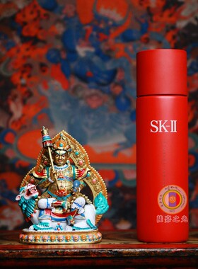 萨迦之光铜祝福民族风手绘摆件