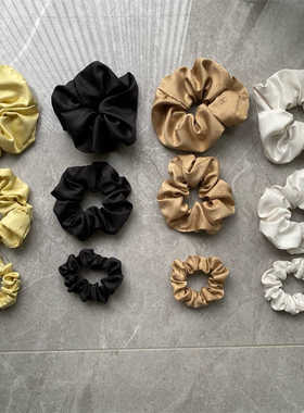 ce凯旋门发圈大肠圈小标提花发圈弹力马尾发绳可爱扎发气质束发绳