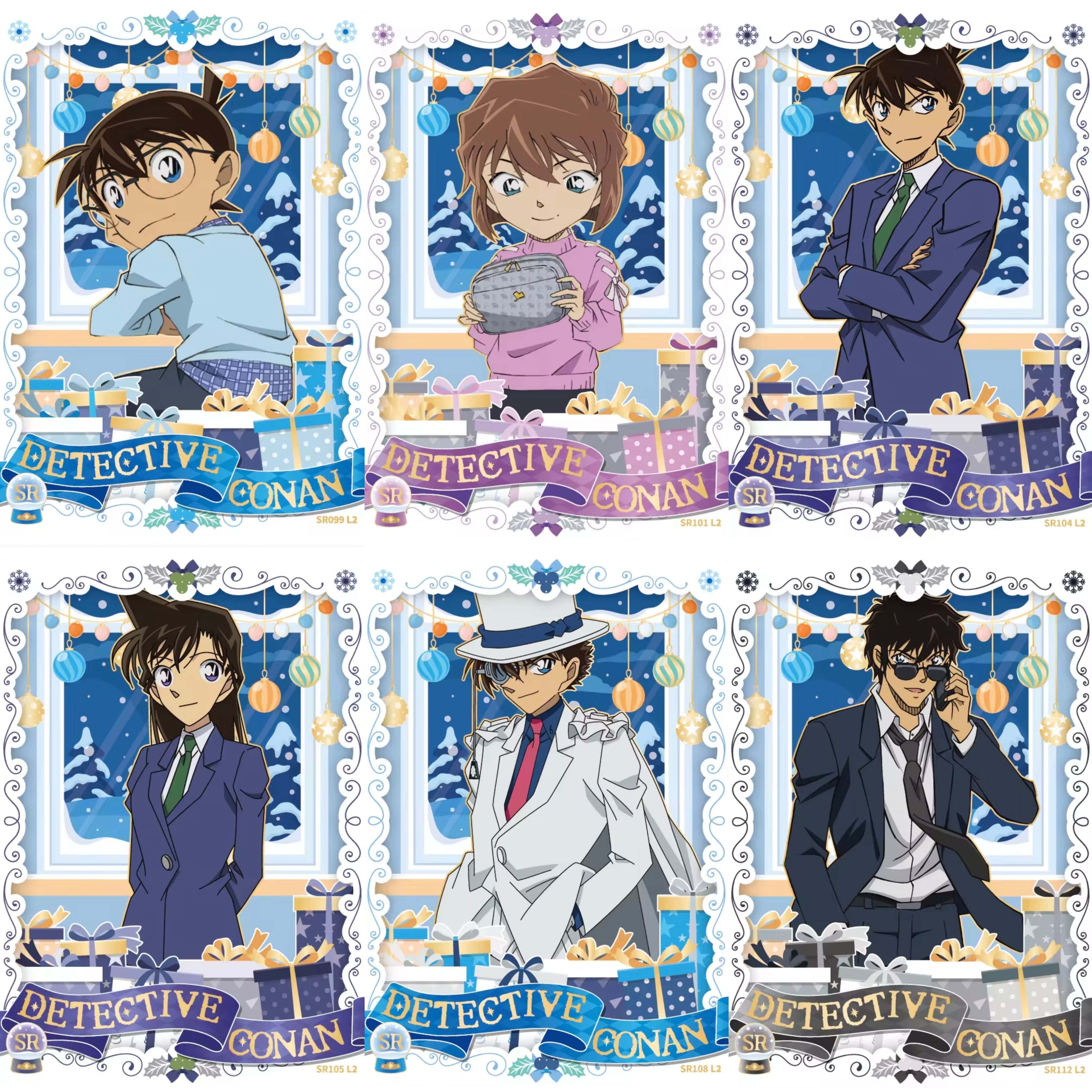 正版名侦探柯南卡片洞悉七卡基德小兰新一小哀SR安室透