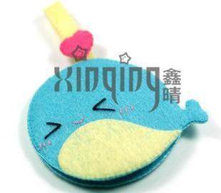 29元包邮免裁剪不织布diy手工材料海鲸鱼钥匙包打发时间作业礼物