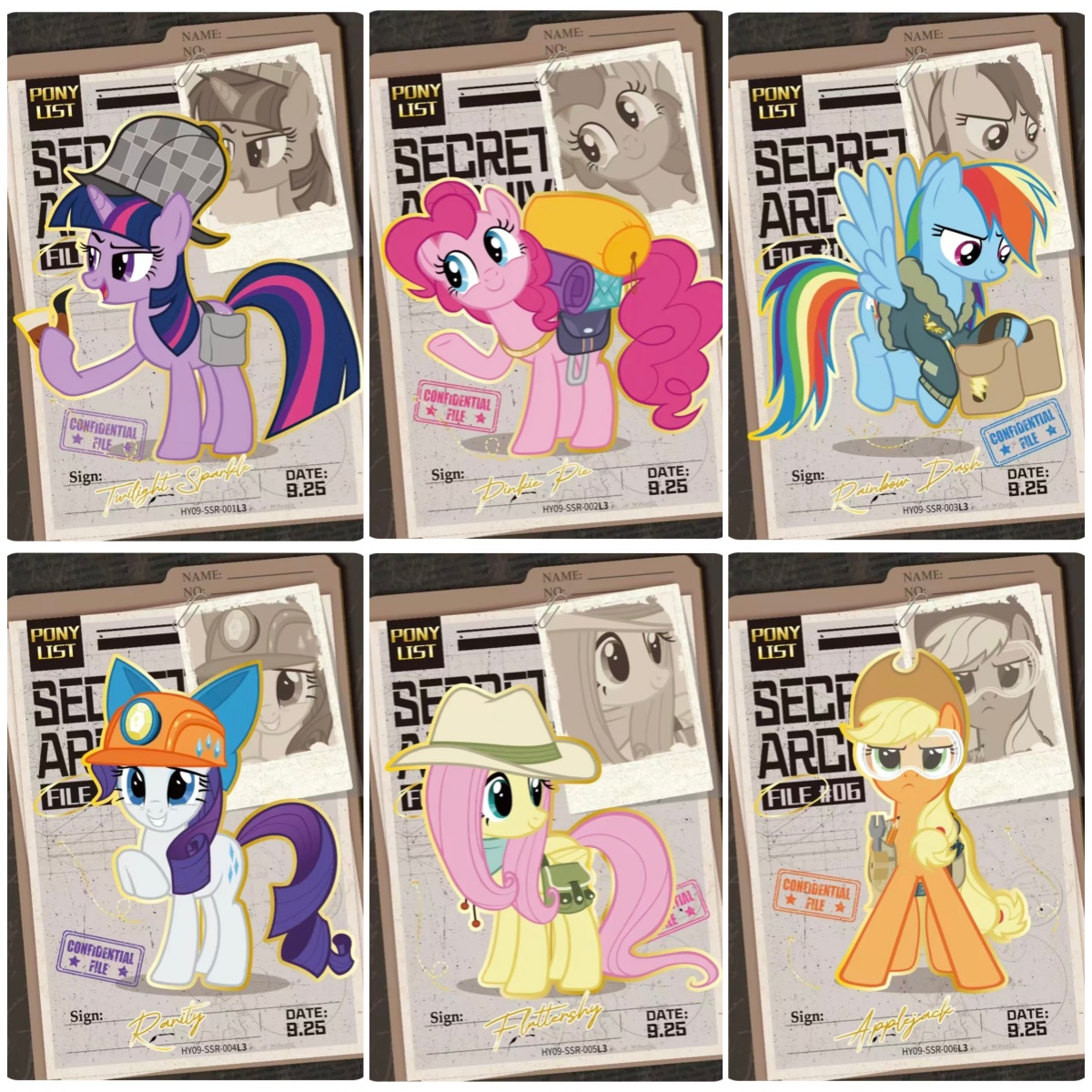 正版小马辉月9 SSR系列单卡散配整套 碧琪 柔柔