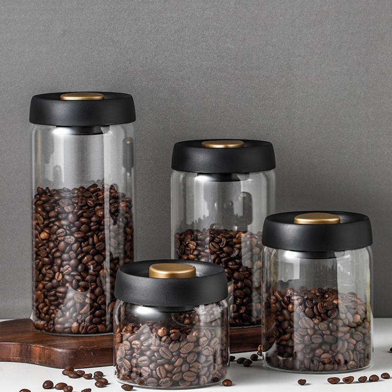 Coffee Bean Container with Airtight Lid- Cereal, Sugar Tea