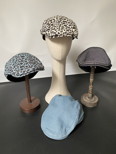 外贸品质好货清仓鸭舌帽牛仔前进帽平顶短檐狩猎帽休闲百搭报童帽