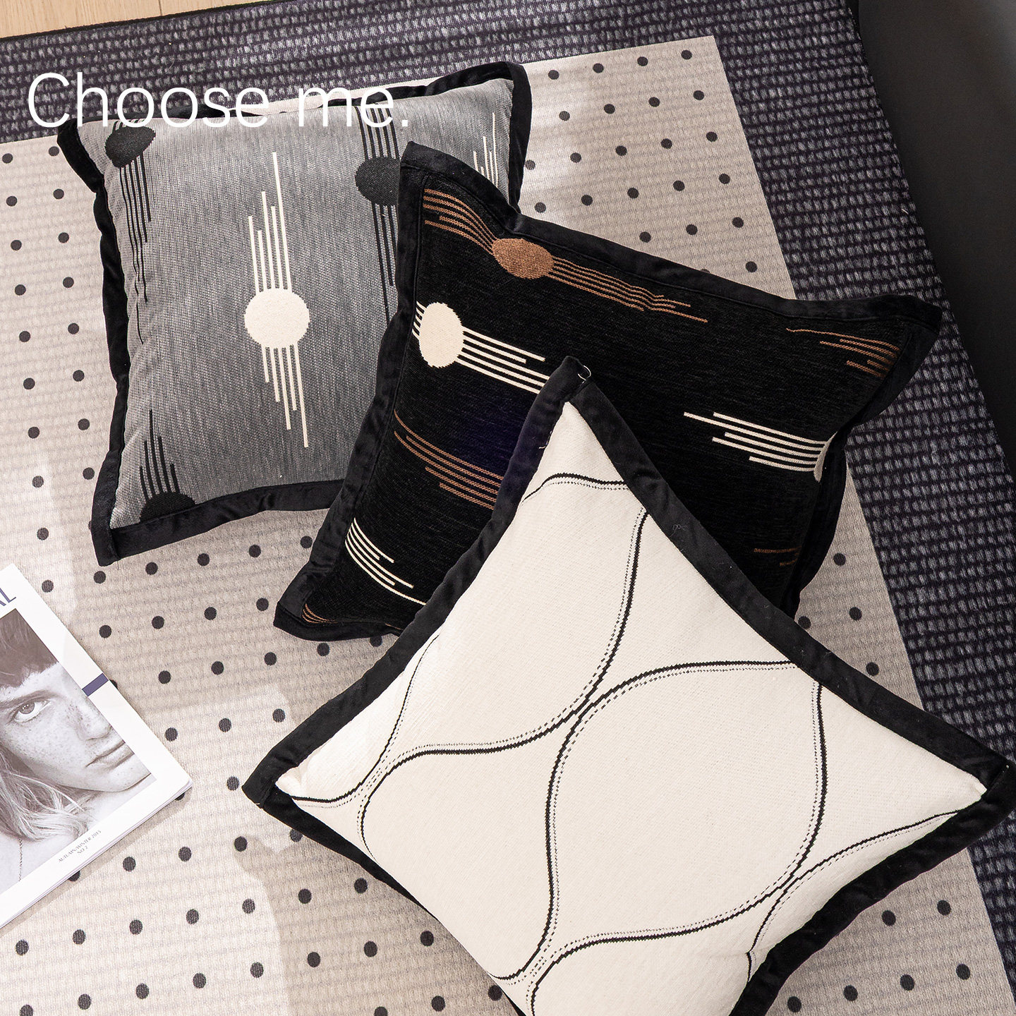 雪尼尔抱枕靠垫沙发客厅女生睡觉专用轻奢高级感靠枕套罩大靠背垫,居家布艺,靠垫/抱枕,淘宝优惠券,粉丝福利购,淘宝优惠卷