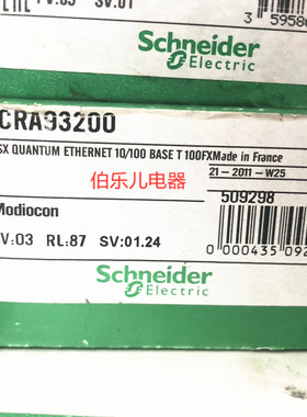 全新原装正品 施耐德PLC模块140CRA93200 现货供应