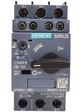 原装正品 西门子马达保护断路器 3RV2011-0JA15 0.7-10A 现货