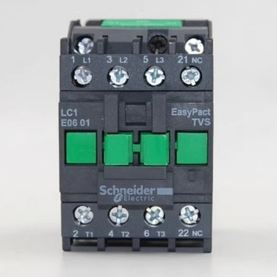 正品 施耐德 门锁抱闸 接触器 三开一闭 LC1-E0601 N06 01电梯110