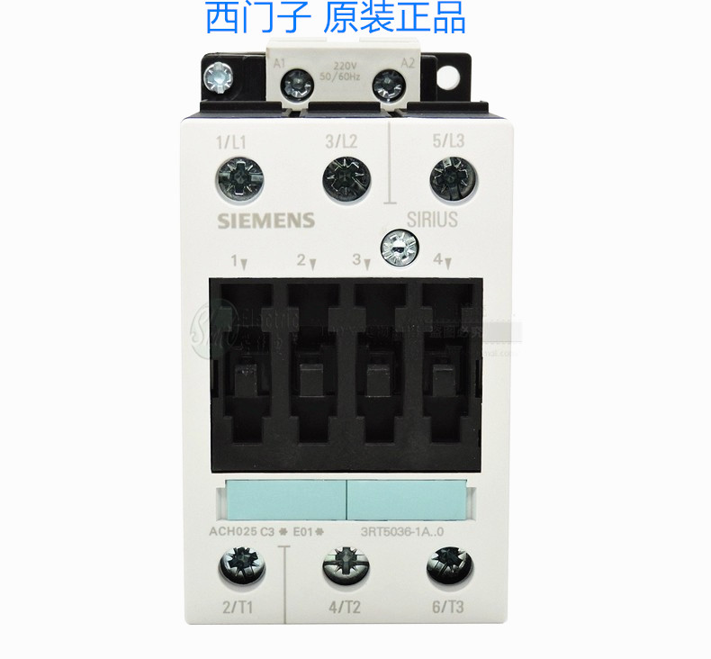 原装西门子 3RT5036 交流接触器 3RT5036-1AN20 AC220V 50A 现货