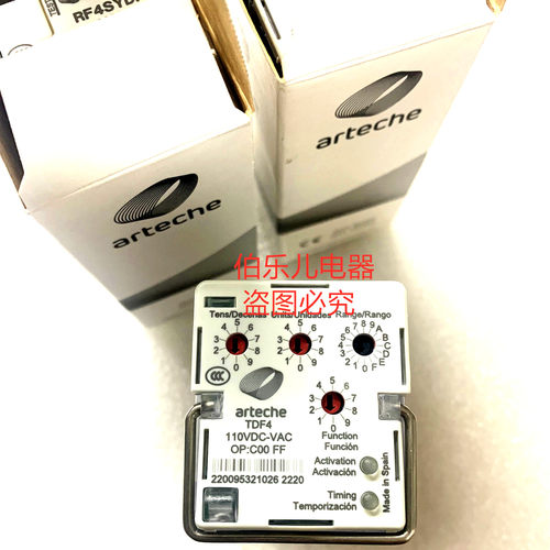 全新原装进口西班牙ARTECHE继电器 TDF4 110VDC-VAC正品OP:C00 FF