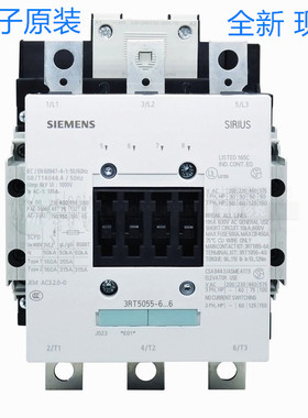 原装正品 西门子接触器3RT50 3RT5055-6AP36 交直流220V 电流150A