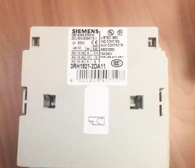 西门子原装正品接触器辅助触点 3RH1921-2DA11开闭触头