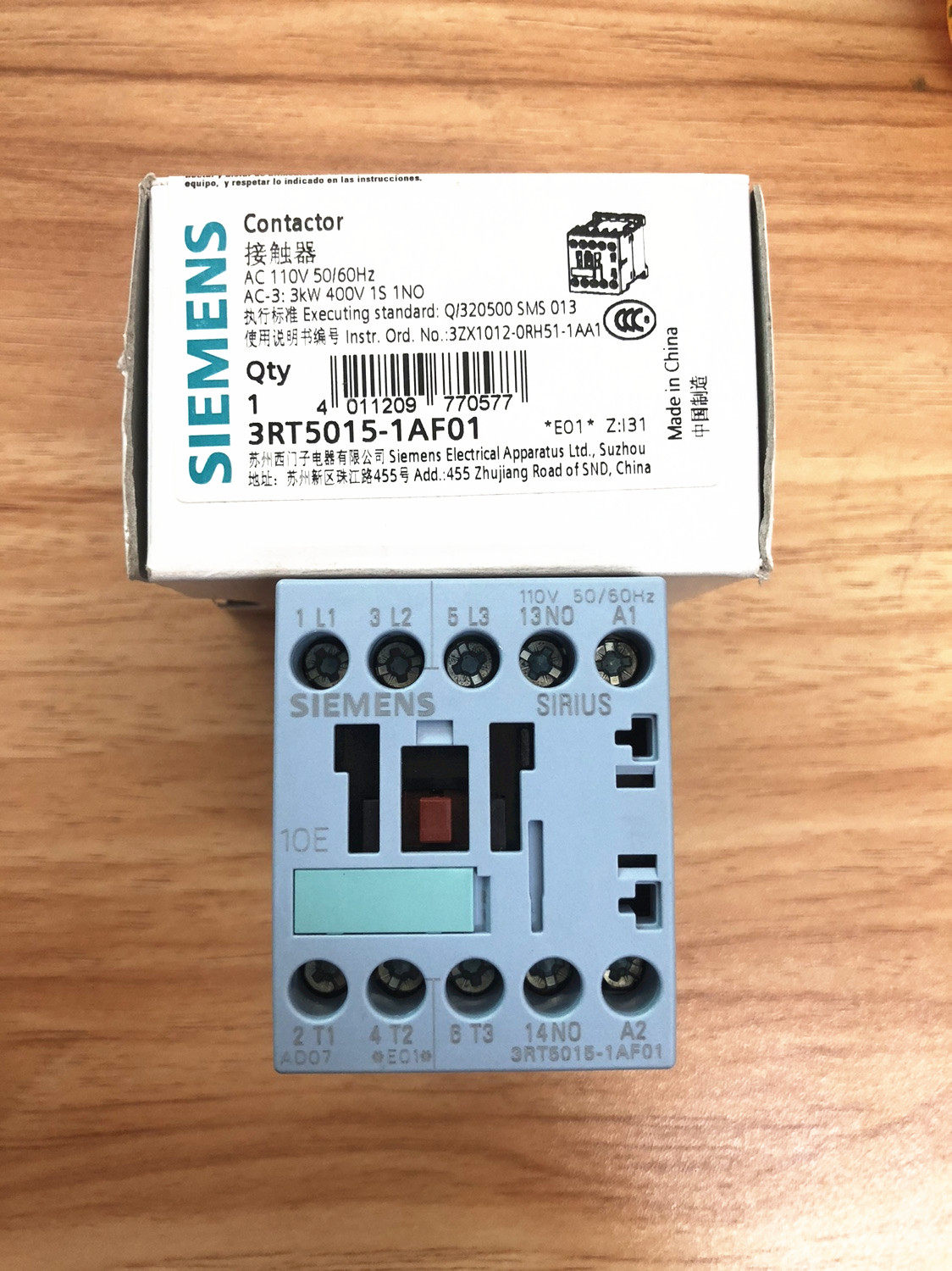 正品西门子抱闸接触器 SIRIUS 3RT5015-1AF01 3RT5015-1AF02 110V