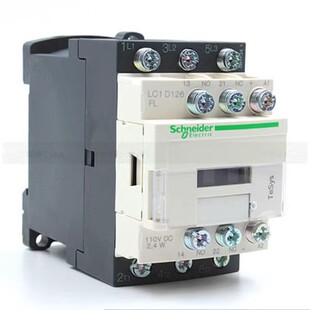 正品施耐德 直流接触器 电梯专用 LC1D126FLD DC110V 全新