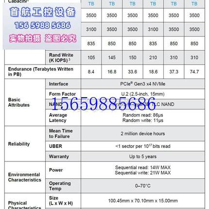 议价/镁光 其他/other镁光9300 MAX ,12.8T U.2 企业议价