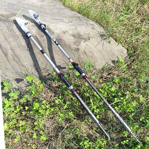 短节矶钓竿滑漂竿带地插带尾插竿