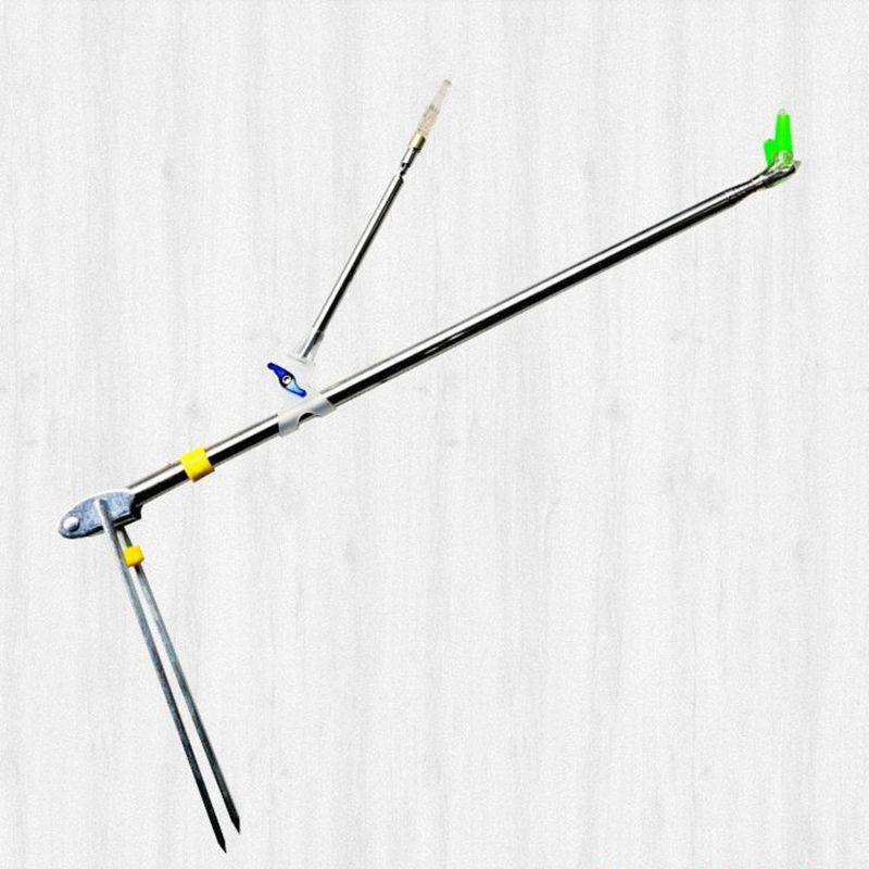 不锈钢炮台支架鱼竿架子支架钓鱼支架地插炮台钓椅杆竿架插地支架