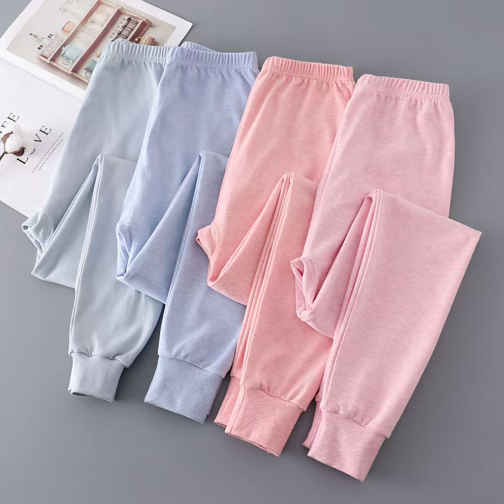 儿童精梳棉单条秋裤中大童棉毛裤