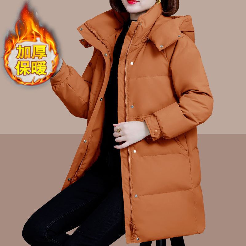 棉衣棉服女中长款2024冬季新款宽松棉袄加厚大码夹棉外套一件代发,女装/女士精品,棉衣/棉服,淘宝优惠券,粉丝福利购,淘宝优惠卷