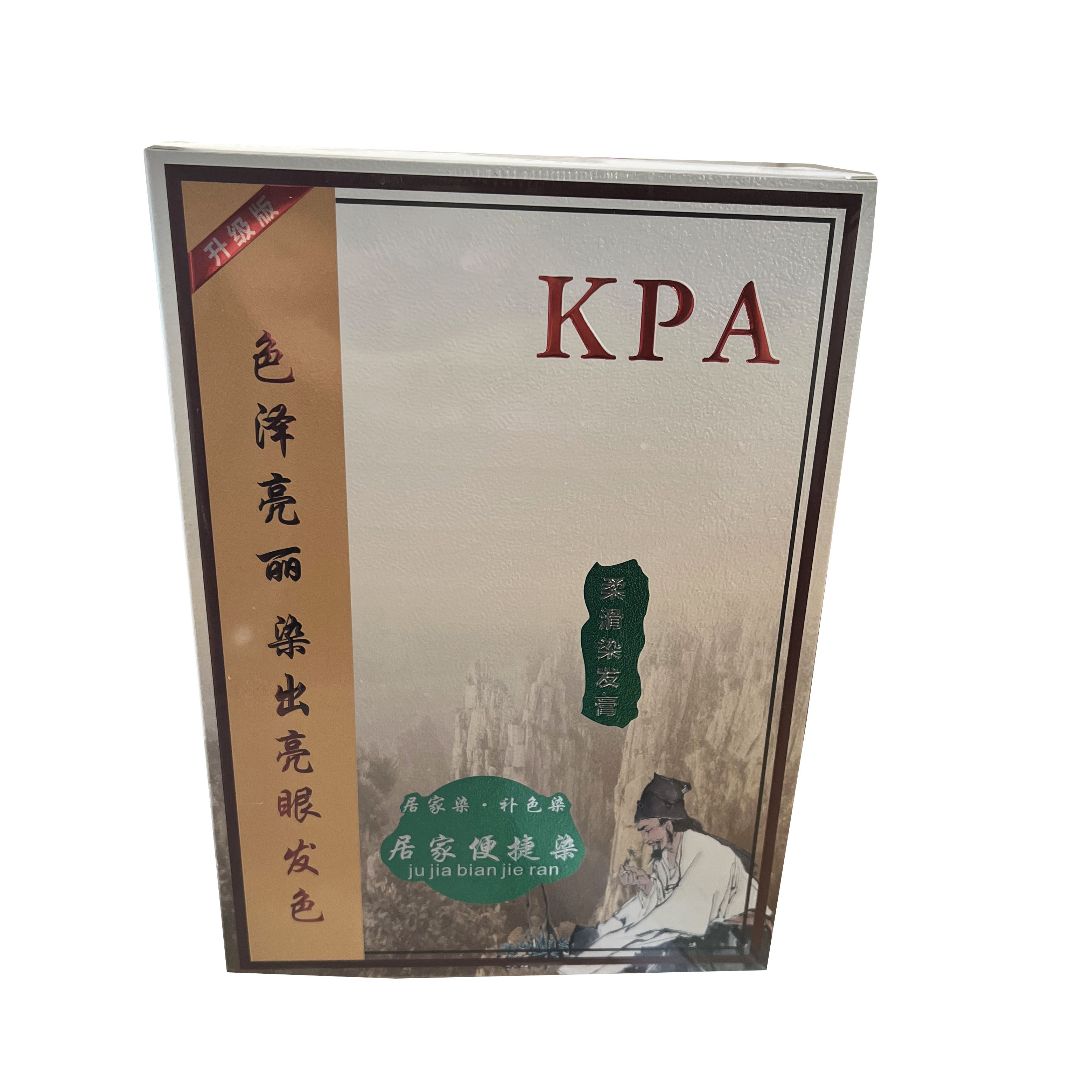舞敏源k pa抗过敏  自然黑 染发膏  盖白发 护染80mlx2 - 实物图
