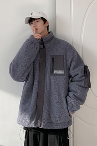 @港风潮棉服冬季新款双十二羊羔毛棉衣加厚外套MY88图片