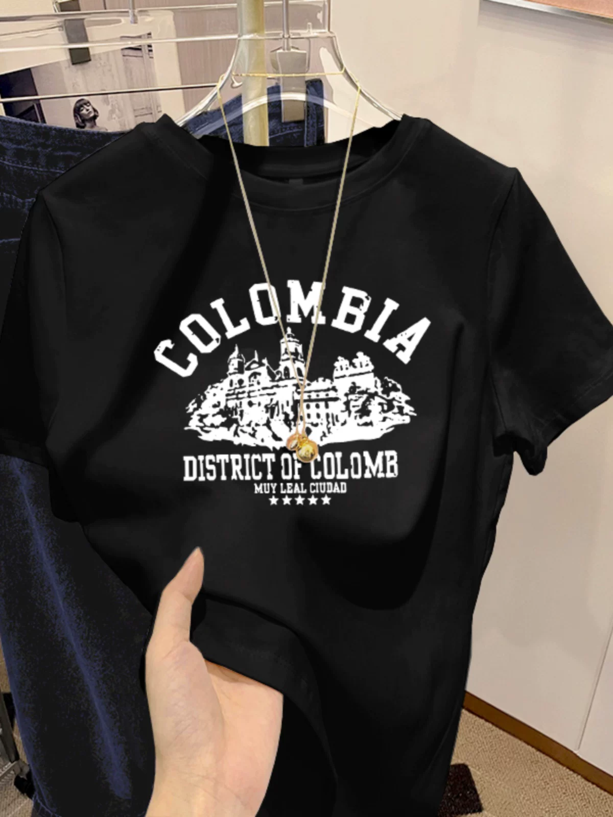 Футболка базовая летняя из белого хлопка с круглым воротником, oversize