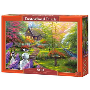 新品现货Castorland巧思进口拼图500片 秘密花园53858