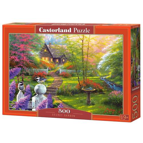 新品现货Castorland巧思进口拼图500片 秘密花园53858