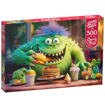 CherryPazzi樱桃波兰进口拼图500片 贪吃的绿怪兽20104