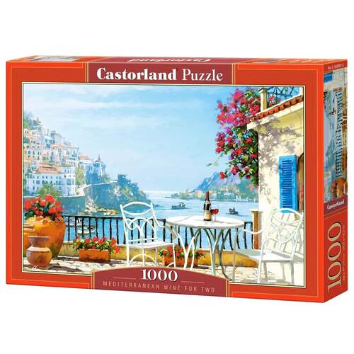 新品现货Castorland巧思进口拼图1000片 浪漫地中海105007