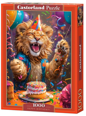 新品Castorland巧思进口拼图1000片 生日快乐105359