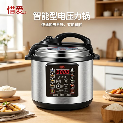 电压力锅家用双胆高压电饭煲电高压锅智能压力锅304不锈钢5升6升