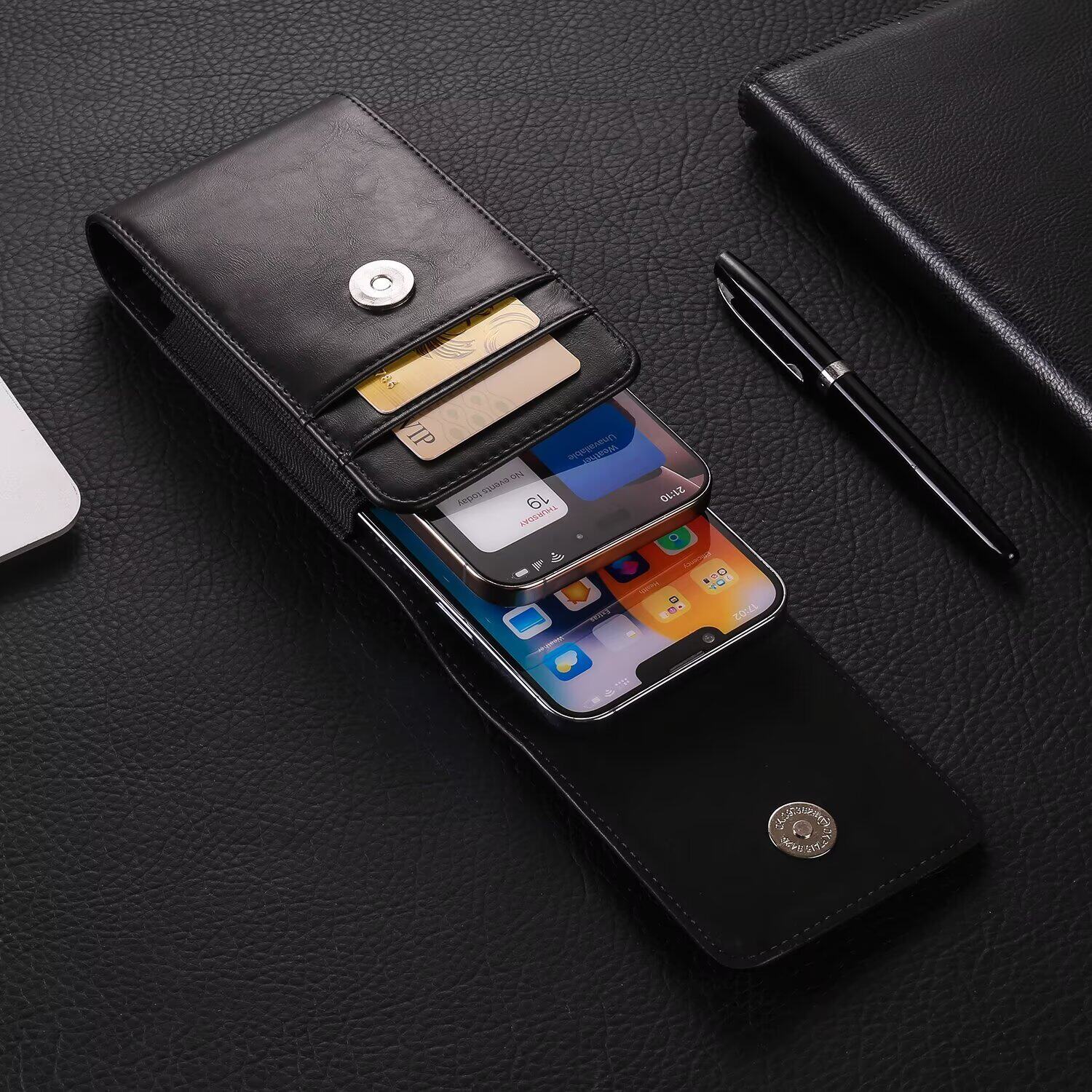 双机包竖款装2部手机适用华为matex6保护套mate70皮套Magic7/V3